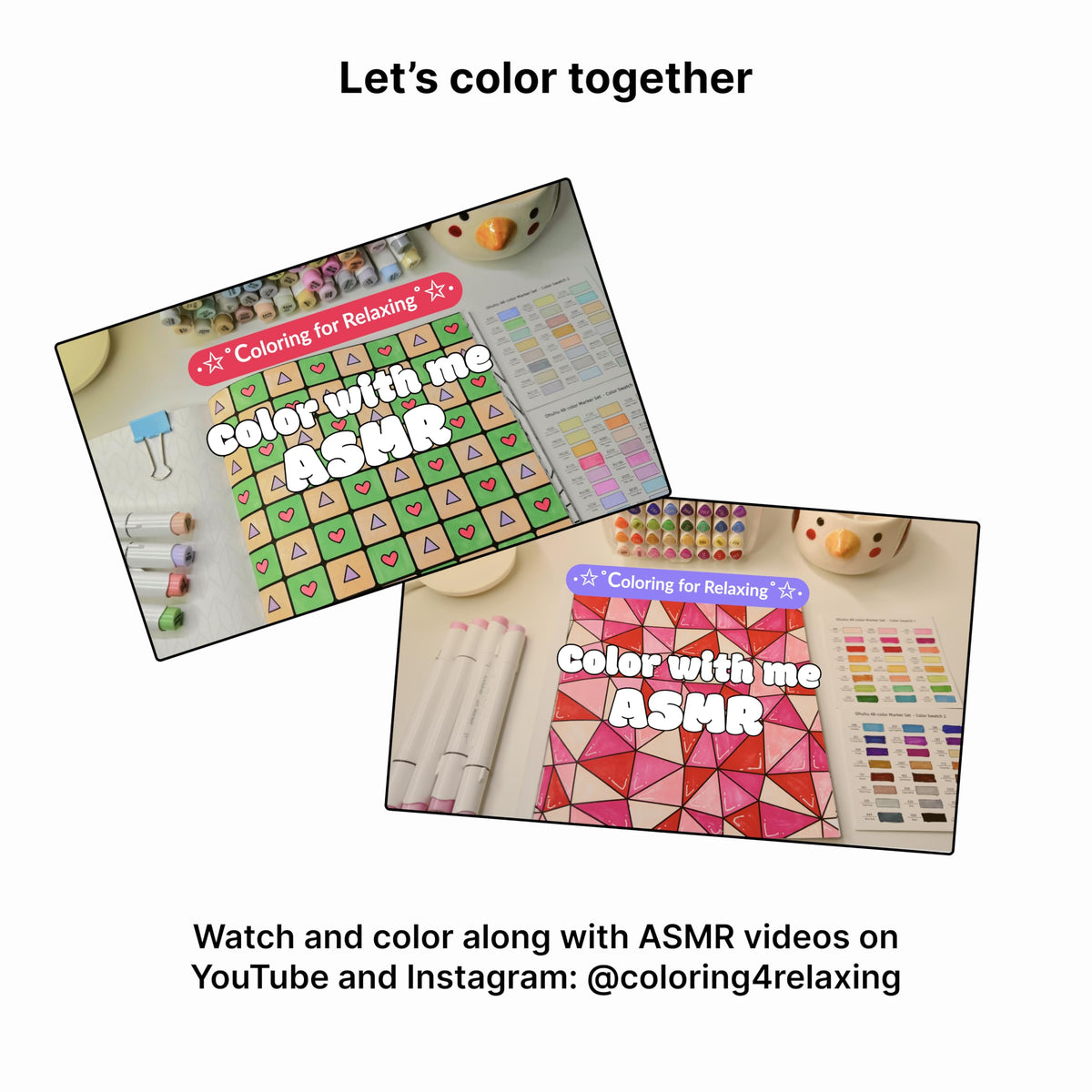 Coloring for Relaxing : Stress-relief premium quality easy coloring book for busy adults | Ages 3 to 70 | Premium 150GSM paper | Thick bond paper