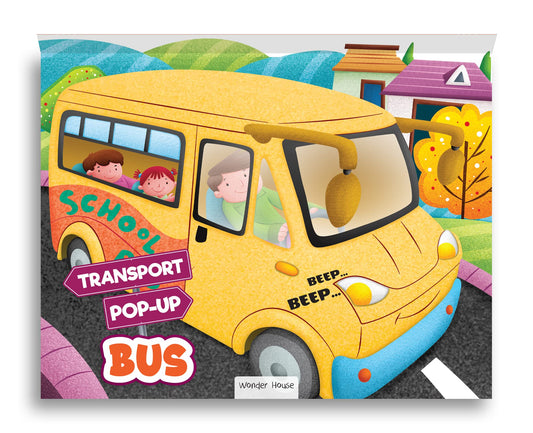 Pop-Up Transport - Bus - Gorgeously Illustrated Pop-Up Book For Children - Learn About The World Of Buses And What All They Do