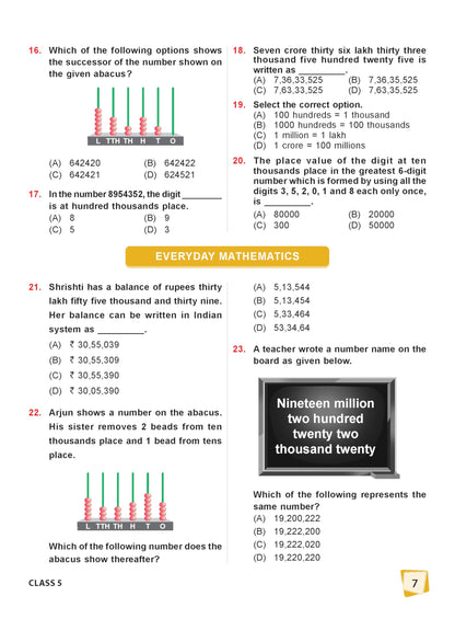 MTG International Mathematics Olympiad (IMO) Workbook Class 5 - Chapter-wise MCQs with Achievers Section - SOF Olympiad Books For 2026-27 Exam
