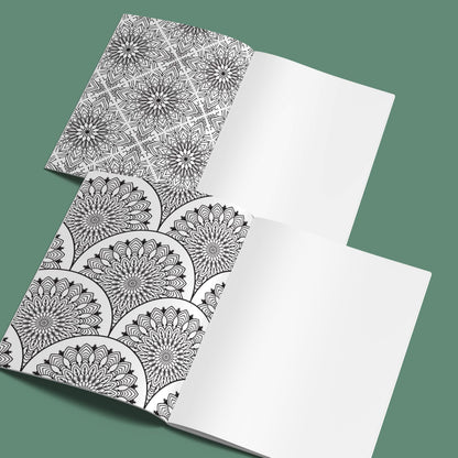 Adult Colouring Book - Mandala Colour Therapy - Colouring Activity Books for Adults - Creative Colouring Book to Reduce Stress