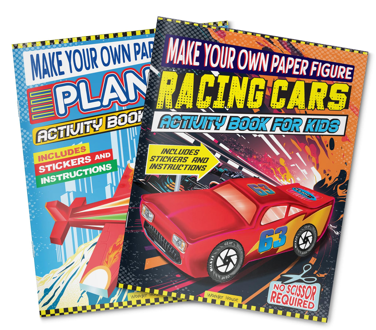 Make Your Own Paper Figures – Racing Cars Cut, Fold & Create Your Own Racetrack Cars | Ages 6–10 | DIY Craft Fun for 2+ Hours of Hands-On Play: Racing Cars (Activity Book for Kids)