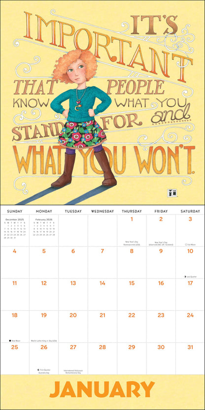 Mary Engelbreit's Your Voice Matters 2026 Wall Calendar