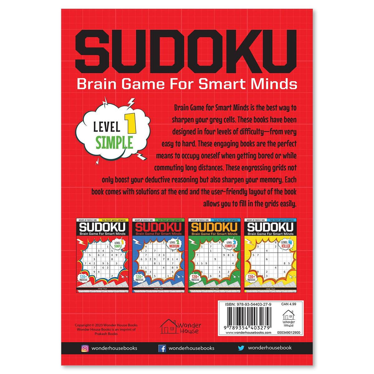 Sudoku - Brain Games for Smart Minds: Box Set of 3 | Logic Building & Critical Thinking for Kids | Ages 6–10 | 6 Hours of Fun