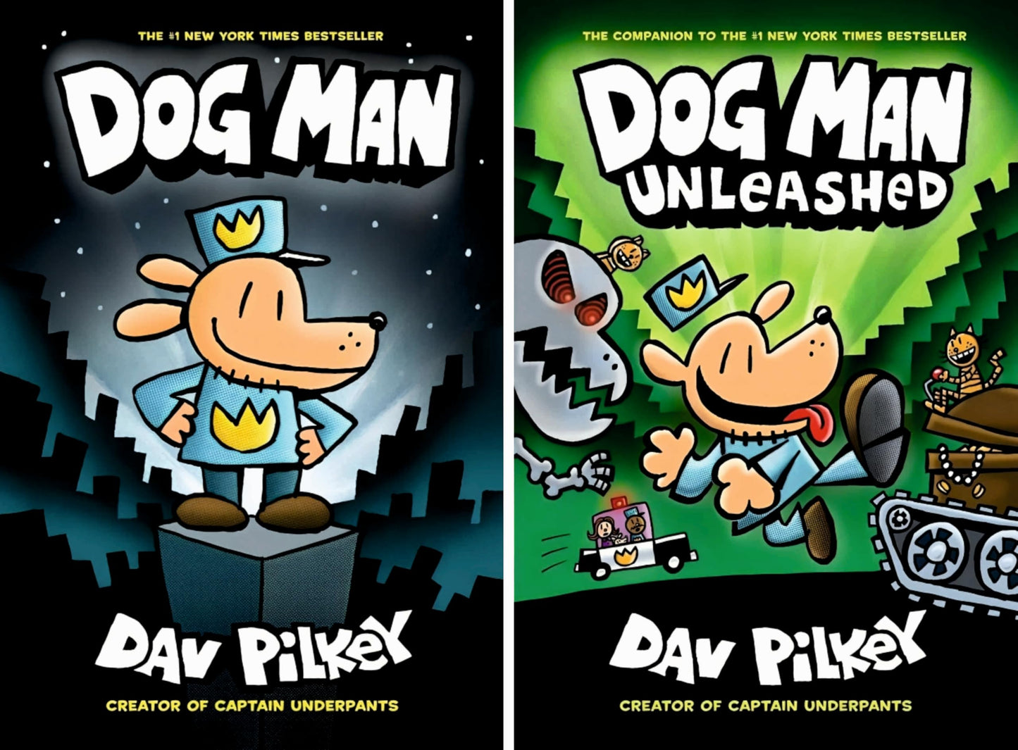 Dog Man Series Complete Collection Set (Books 1–14) by Dav Pilkey