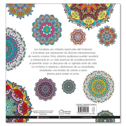 Adult Colouring Books Mandala Coloring Books for Adults - Spanish