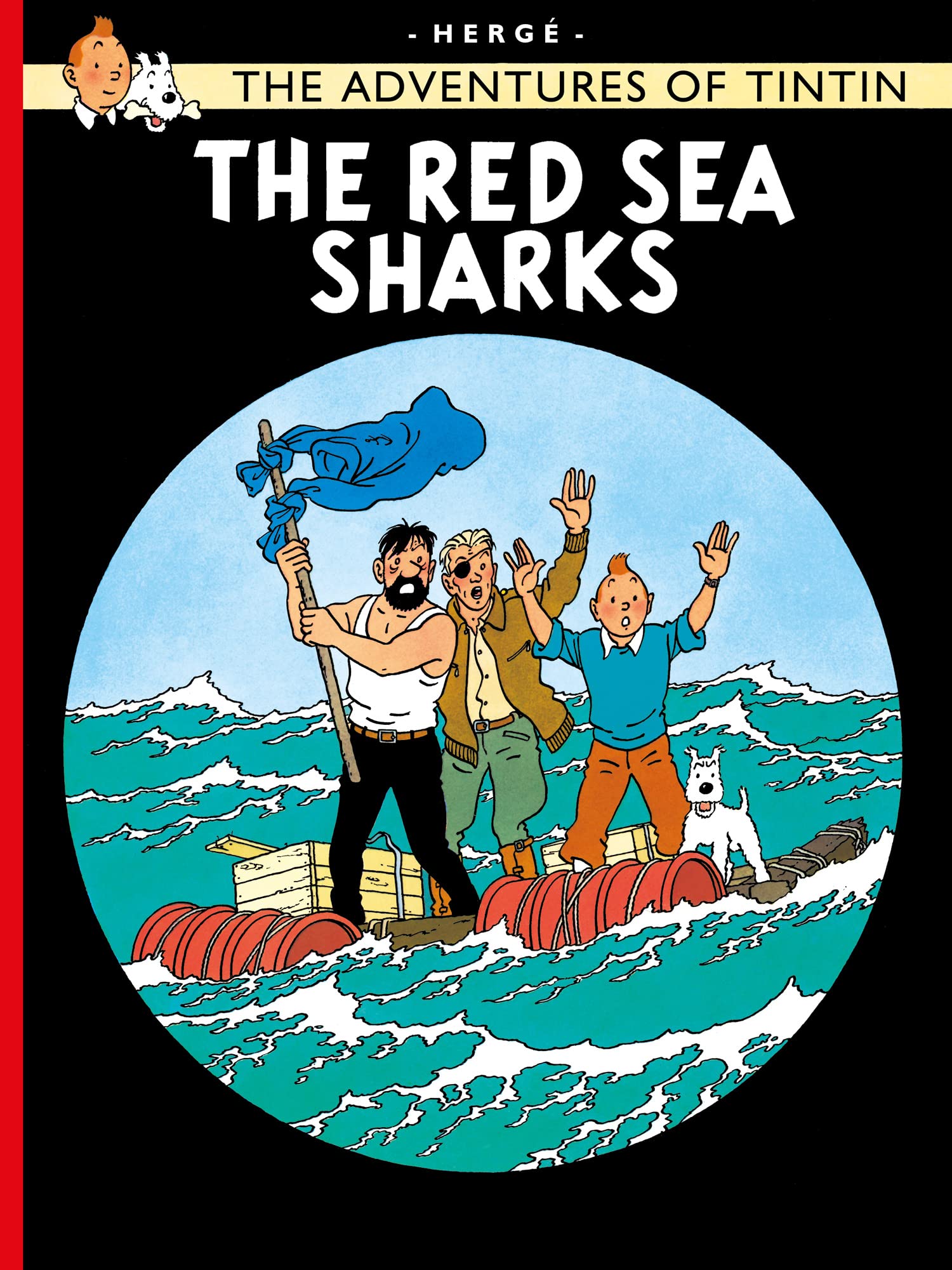 The Red Sea Sharks (Tintin) by Herge book cover