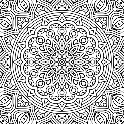 Refreshing Mandala Colouring Book for Adults Book 3 | Intricate Mandala Designs for Mindfulness, Relaxation & Creativity | High Quality Paper for Pens, Pencils & Markers