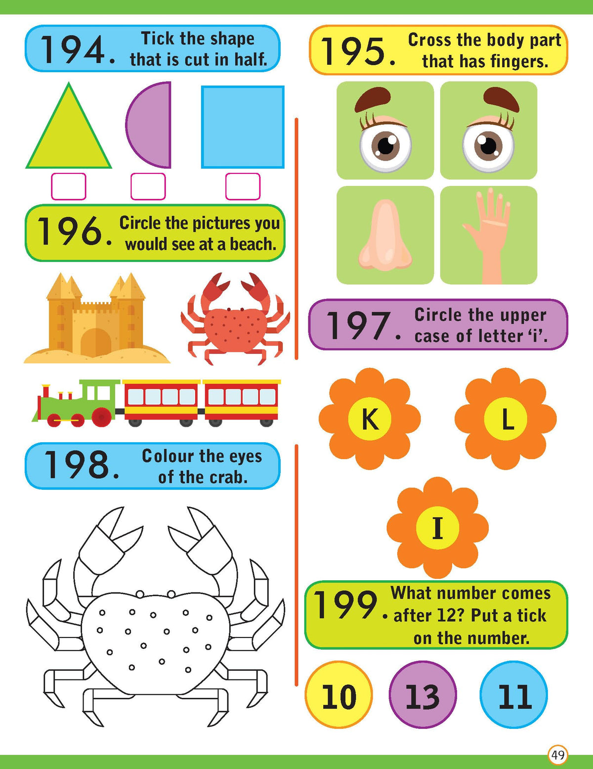 Brilliant Brain Activity Book for Kids Age 4–5 Years with Matching, Colouring, Counting & More | 88 Pages of Educational & Fun Activities for Early Learning
