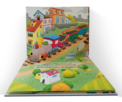 Pop-Up Transport - Train - Gorgeously Illustrated Pop-Up Book For Children - Learn About The World Of Trains And What All They Do
