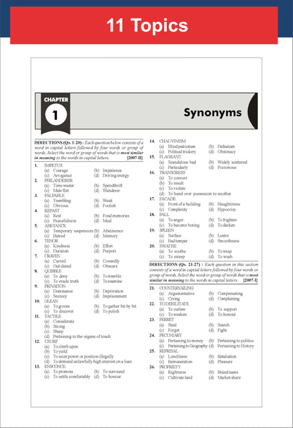 Disha 38 Previous Year CDS & CDS OTA English Topic-wise Solved Papers Phase I & II (2007 - 2025) 6th Edition | Combined Defence Services PYQs Question Bank