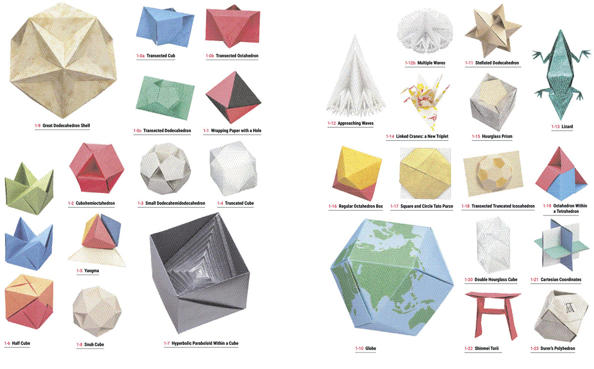 Art & Science of Geometric Origami: Create Spectacular Paper Polyhedra, Waves, Spirals, Fractals and More! (More than 60 Models!)