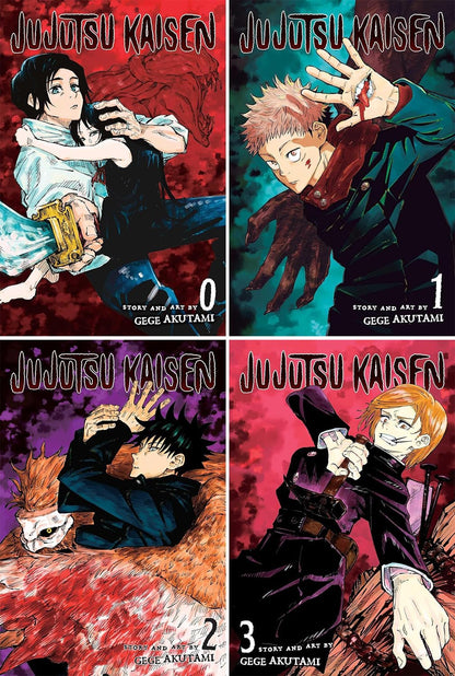 Jujutsu Kaisen Complete Manga Collection Vol. 0–27 (28 Books Set) by Gege Akutami