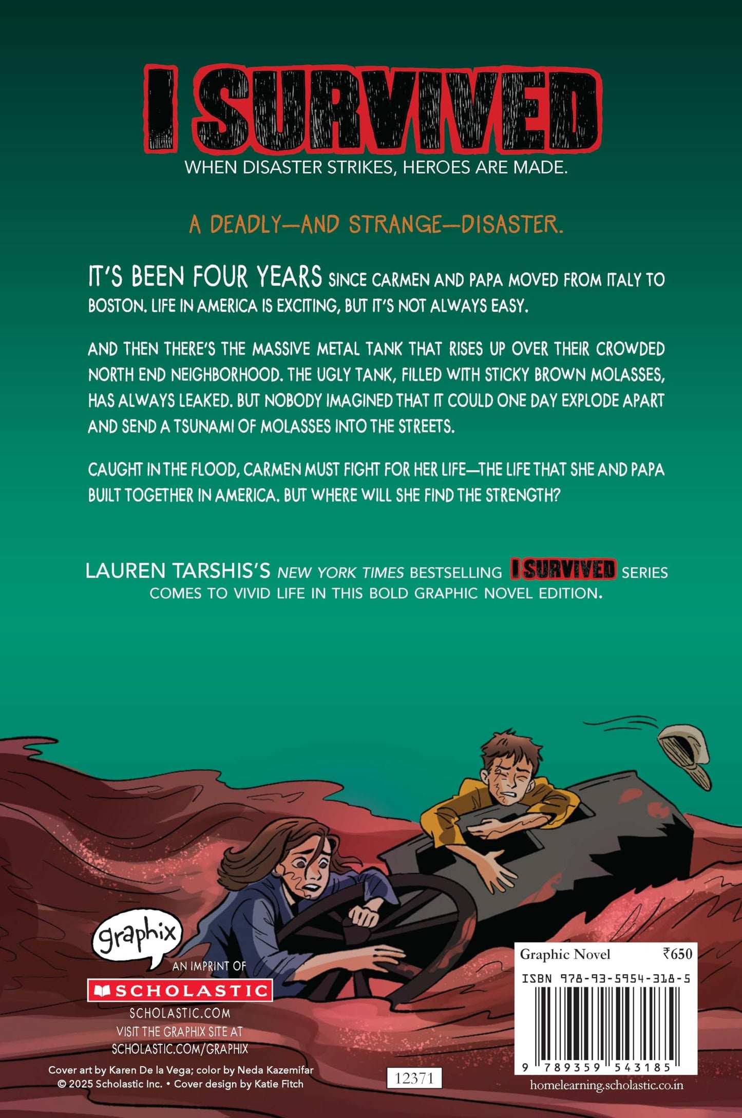 I Survived Graphic Novel #11: I Survived The Great Molasses Flood, 1919 (Graphix) 