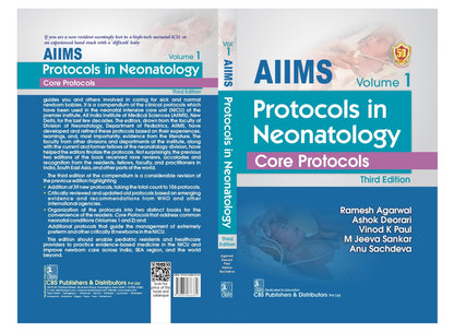 AIIMS Protocols In Neonatology Core Protocols 2 Vol Set 3rd Reprint Edition (PB 2025): 1,2