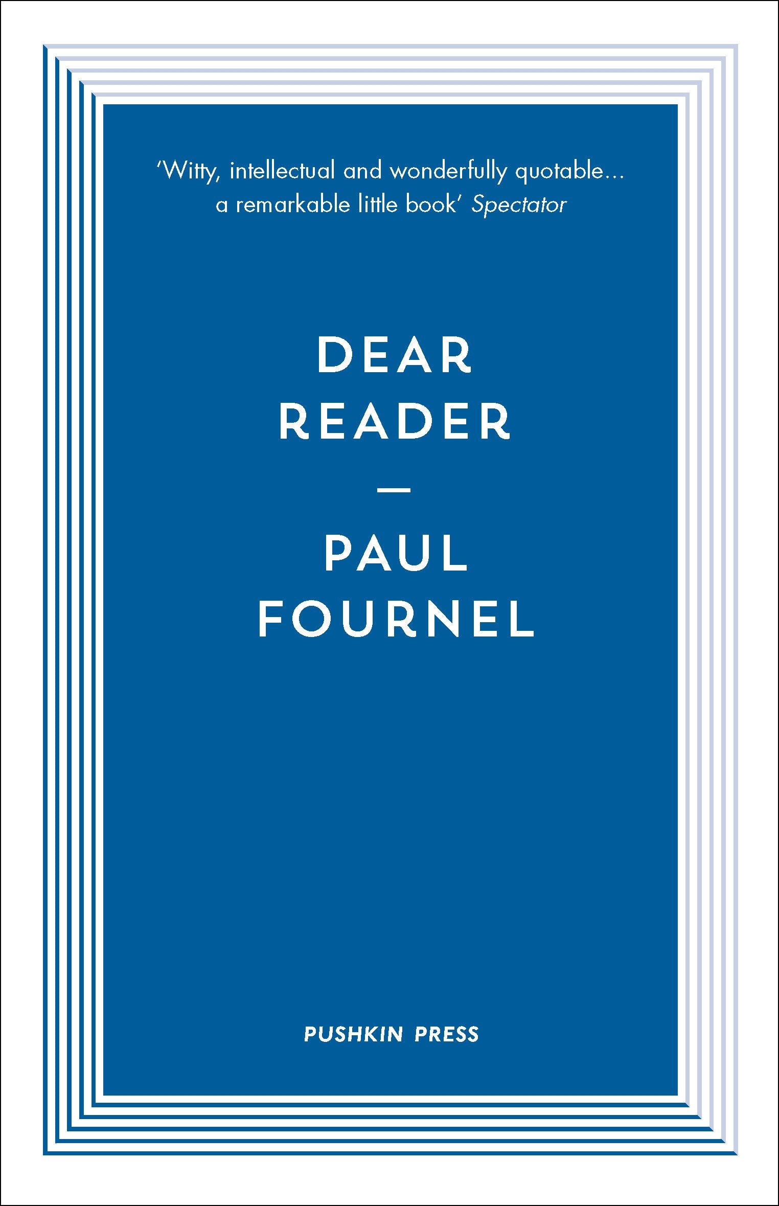Dear Reader book cover
