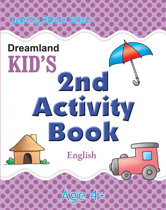 Kid's 2nd Activity Book { English } by Dreamland Publications (Author) book cover