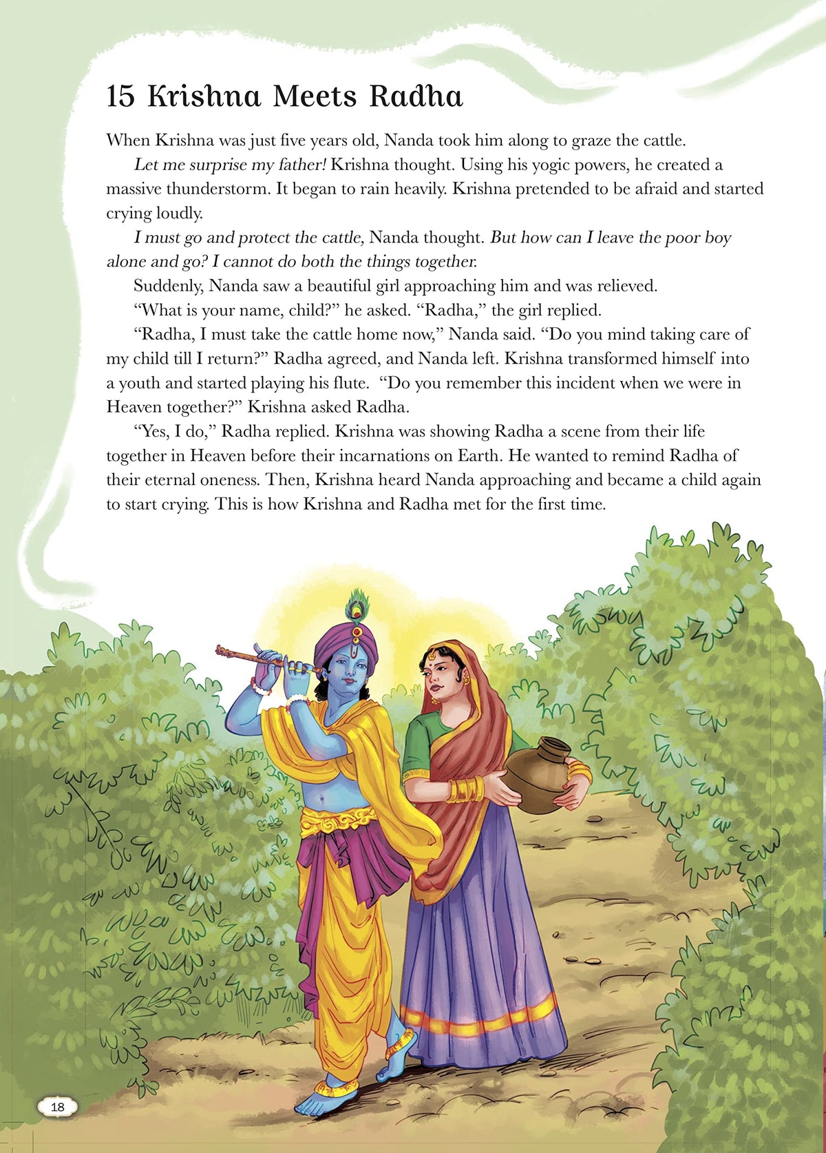 365 Krishna Stories: Tales of Lord Krishna’s Miracles, Wisdom & Devotion | Inspiring Hindu Stories for Kids & Families | Illustrated Storybook from the Bhagavad Gita & Puranas | Ages 8+
