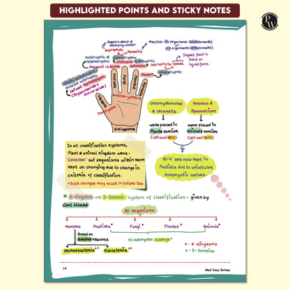 PW Med Easy Zoology 2.0 and Botany Handwritten Notes Combo Set of 2 Books For NEET and Board Exams 2025-26 | Flowcharts, Mnemonics, Diagrams | NCERT Unit Overview
