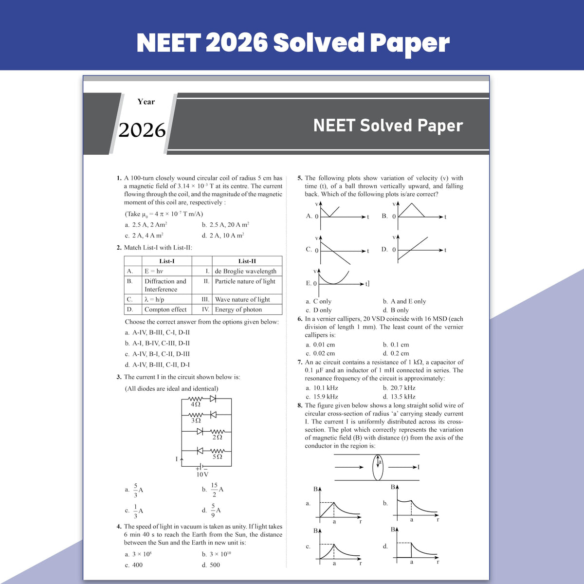 PW Objective NCERT Punch 5.0 Physics For NEET 2027 By Dr. Manish Raj (MR Sir) l Updated with Most Probable NEET Potential Questions (NPQ) For End Time Preparation
