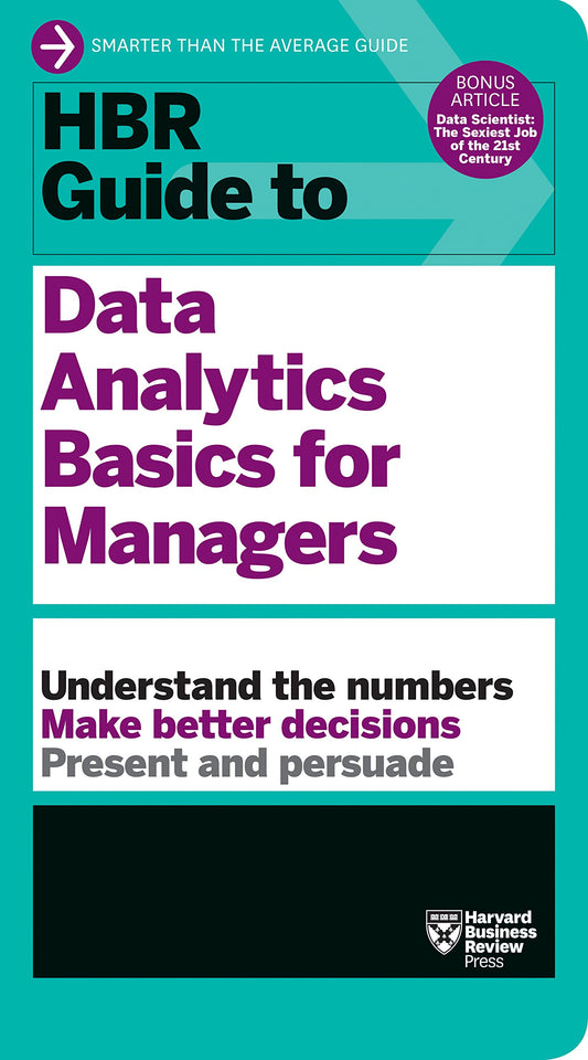 HBR Guide to Data Analytics Basics for Managers by Harvard Business Review book cover