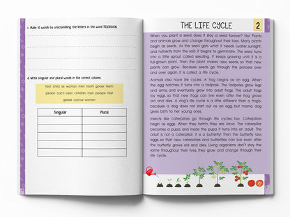 Super Fun Reading Comprehension Workbook: Level 2 | Activity Book for Kids | Ages 7–9 | Strengthen Reading & Thinking Skills with Engaging Passages