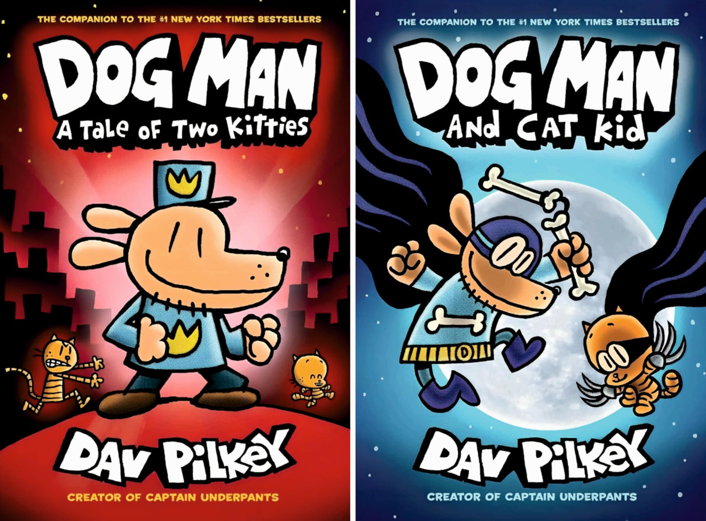 Dog Man Series Complete Collection Set (Books 1–14) by Dav Pilkey