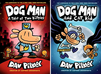 Dog Man Series Complete Collection Set (Books 1–14) by Dav Pilkey