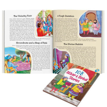 108 Akbar Birbal Stories (Illustrated) - Story Book for Kids - Classic Tales of India - Bedtime Stories 3 Years to 10 Years Old - English Short Stories for Children - Read Aloud to Infants, Toddlers