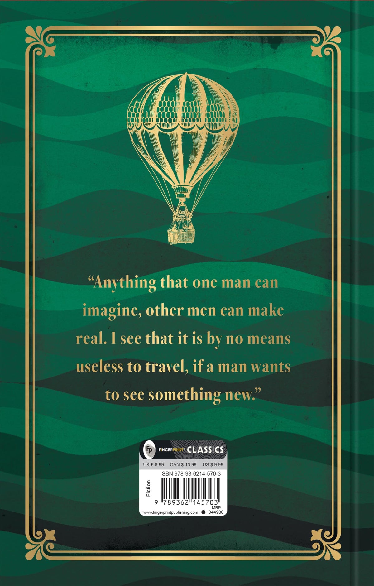 Around The World In Eighty Days (Deluxe Hardbound Edition) (Fingerprint Classics)