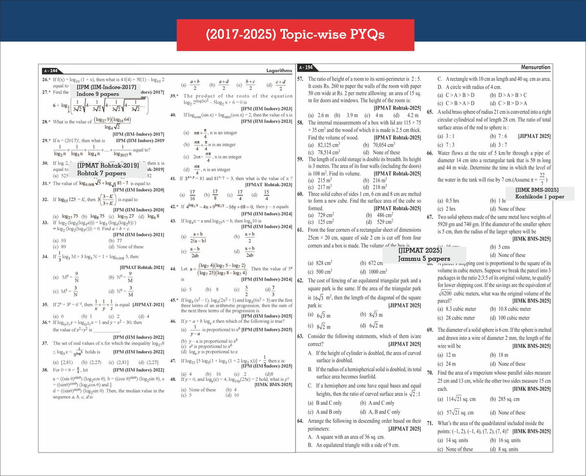 Disha Comprehensive Guide for IPMAT Entrance Exam (IIM Indore, Rohtak, Jammu & Kozikode) with Previous Year Questions (PYQs) 5th Edition | Study Notes for Integrated Program in Management Aptitude Test | For 2026 Exam