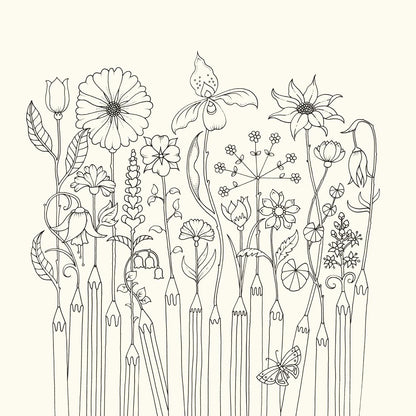 World of Flowers: A Colouring Book and Floral Adventure