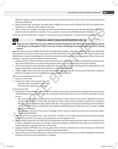 Postgraduate Orthopedics: An Exam Preparatory Manual, 4/E for MS and DNB Orthopedics Postgraduates | 15 Years of Solved DNB Theory Questions in a Chapter-wise Question and Answer Format: 1