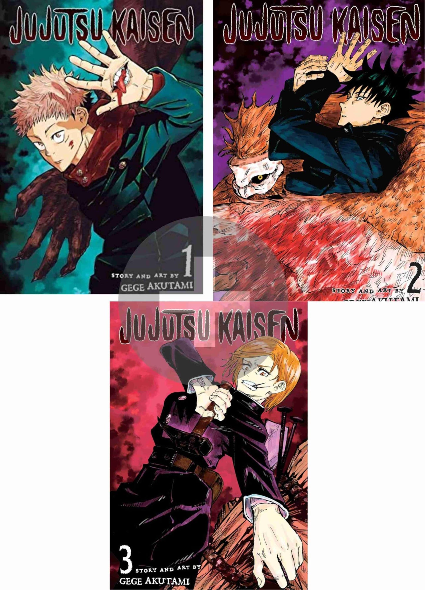 Jujutsu vol-1,2 and 3 combo