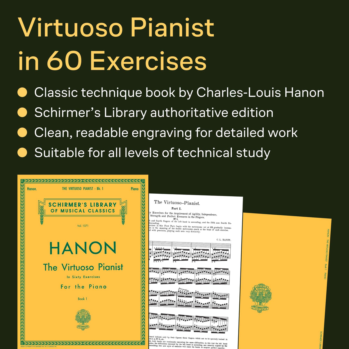 Virtuoso Pianist in 60 Exercises - Book 1