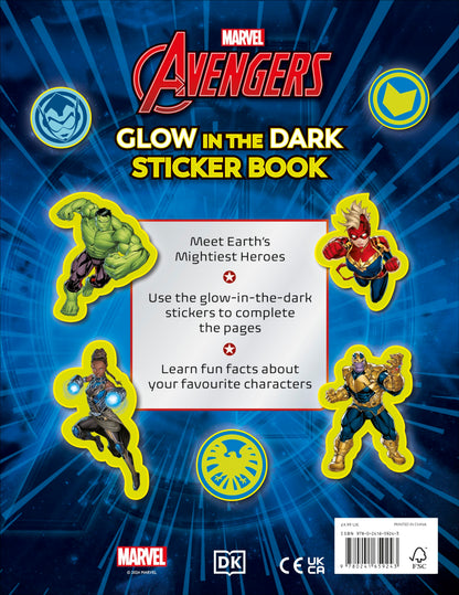 Marvel Avengers Glow in the Dark Sticker Book: With More Than 100 Stickers