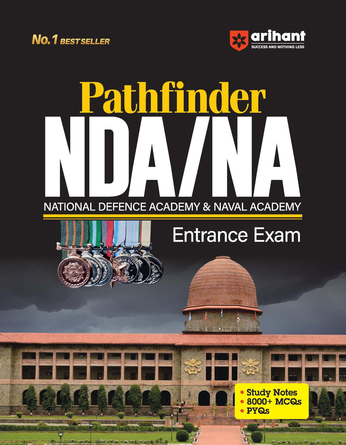Arihant Pathfinder NDA/NA Entrance Exam Book 2025 | National Defence & Naval Academy | 8000+ MCQs, PYQs & Complete Study Notes | Latest Edition for NDA Written Exam Preparation | English Medium
