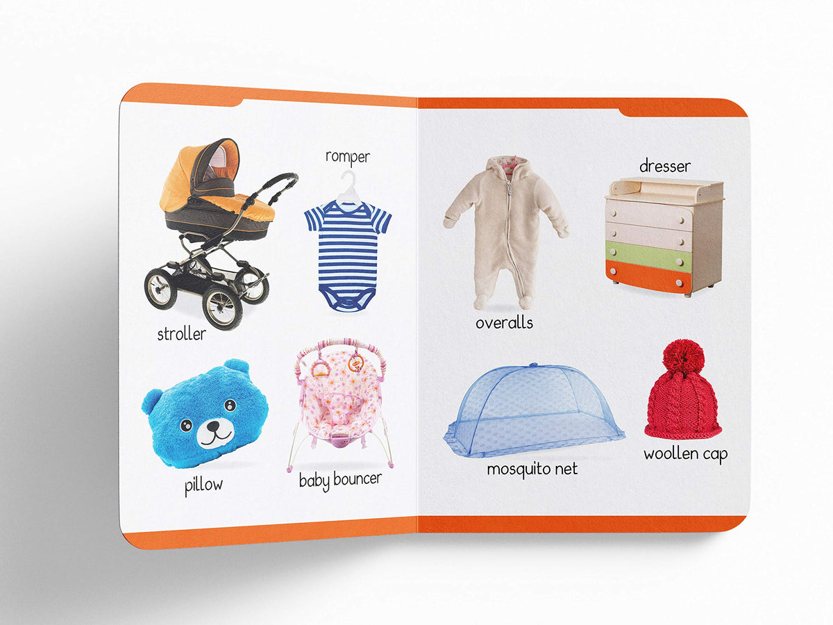 My First Padded Book Of Baby Objects For Kids | Ages 0–5 Years | Early Learning | Everyday Baby Items | Padded Board Book | Vocabulary Building | Toddlers & Preschoolers | Latest Edition