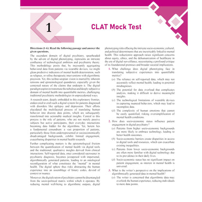 PW CLAT Practice Mock Booklet 2026 | For AILET & OLET’s 2027 Exams | Aligned on Latest Syllabus with Detailed Explanation