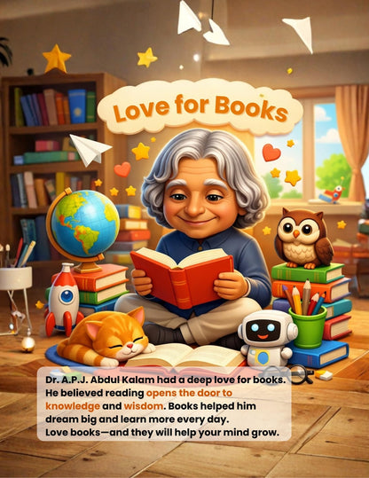 Dr A.P.J. Abdul Kalam for Kids – Inspiring Illustrated Biography Book for Children | Motivational Stories, STEM Learning & Moral Values | Early Educational Gift Book | English Edition