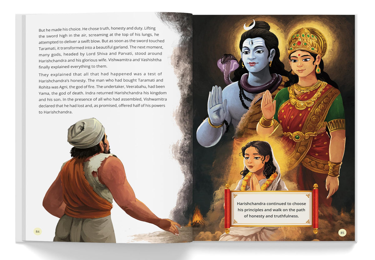 Illustrated Tales from Vedas and Puranas for Children