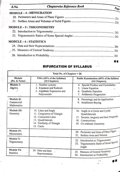 Nios Mathematics Class 10 Study Guide N-211 And Model Paper English Medium(As Per Latest Syllabus)