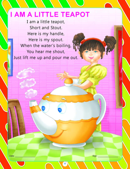 Pre-Nursery Rhymes & Story Book for Age 2- 5 Years | Early Learning Books