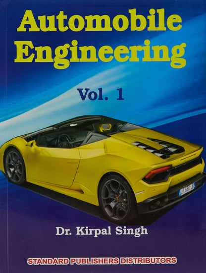 Automobile Engineering Vol-1 Pb