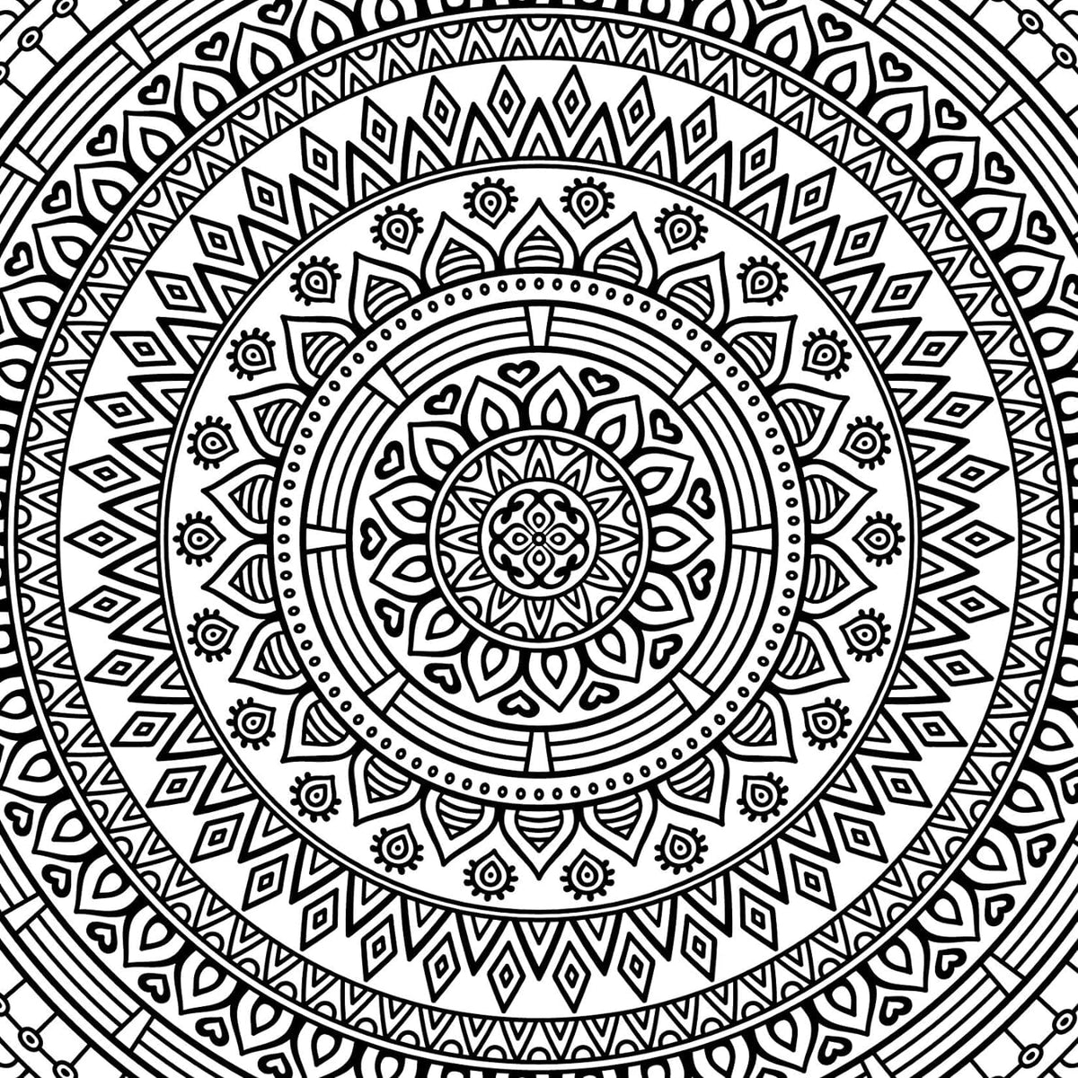 Refreshing Mandala Colouring Book for Adults Book 3 | Intricate Mandala Designs for Mindfulness, Relaxation & Creativity | High Quality Paper for Pens, Pencils & Markers