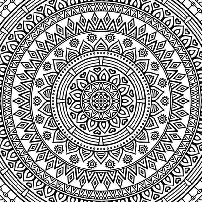 Refreshing Mandala Colouring Book for Adults Book 3 | Intricate Mandala Designs for Mindfulness, Relaxation & Creativity | High Quality Paper for Pens, Pencils & Markers