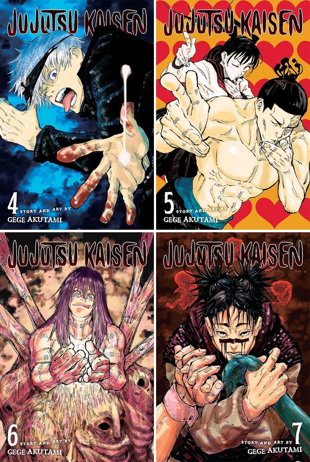 Jujutsu Kaisen Complete Manga Collection Vol. 0–27 (28 Books Set) by Gege Akutami