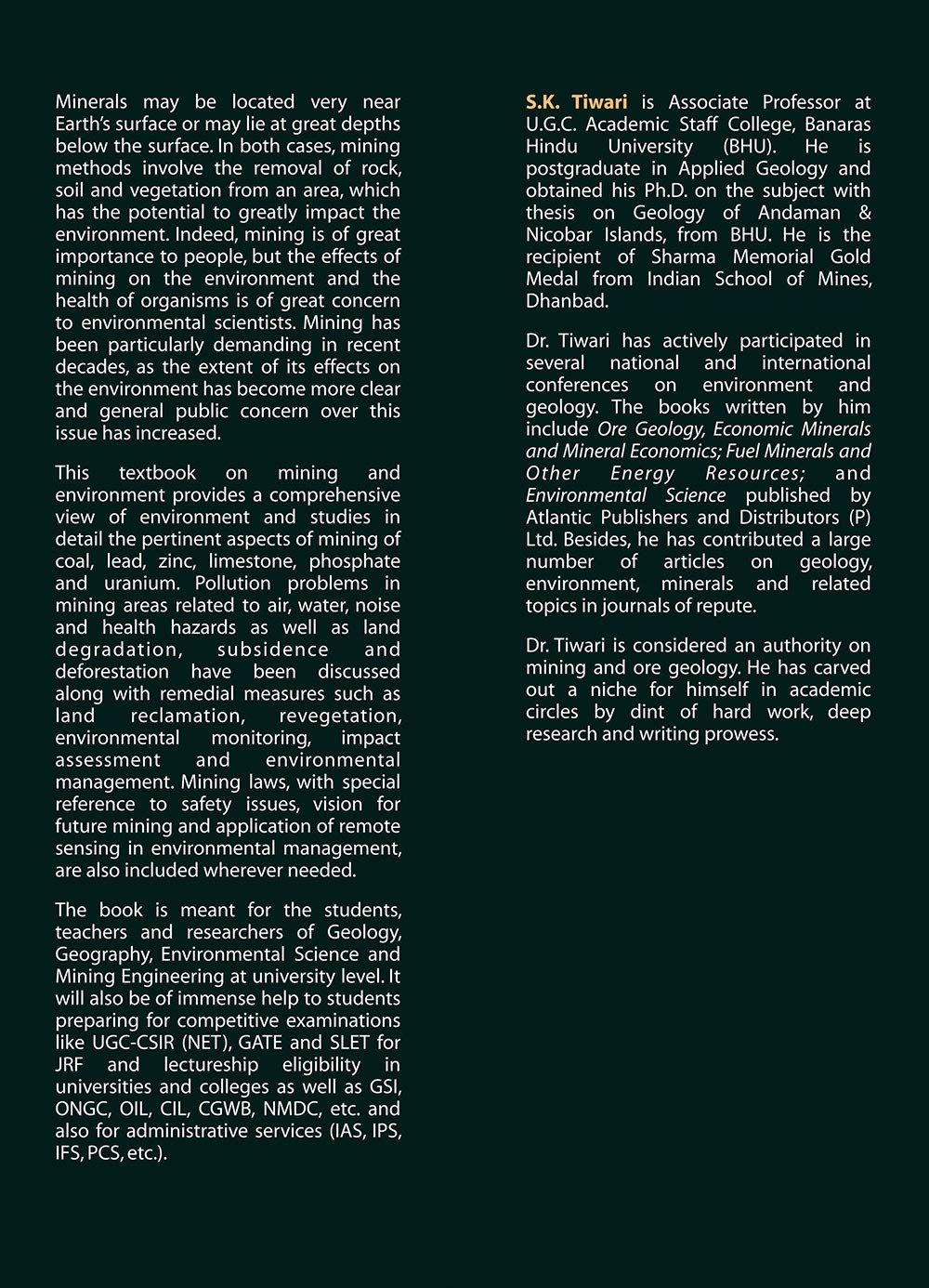 Mining And Environmental Science