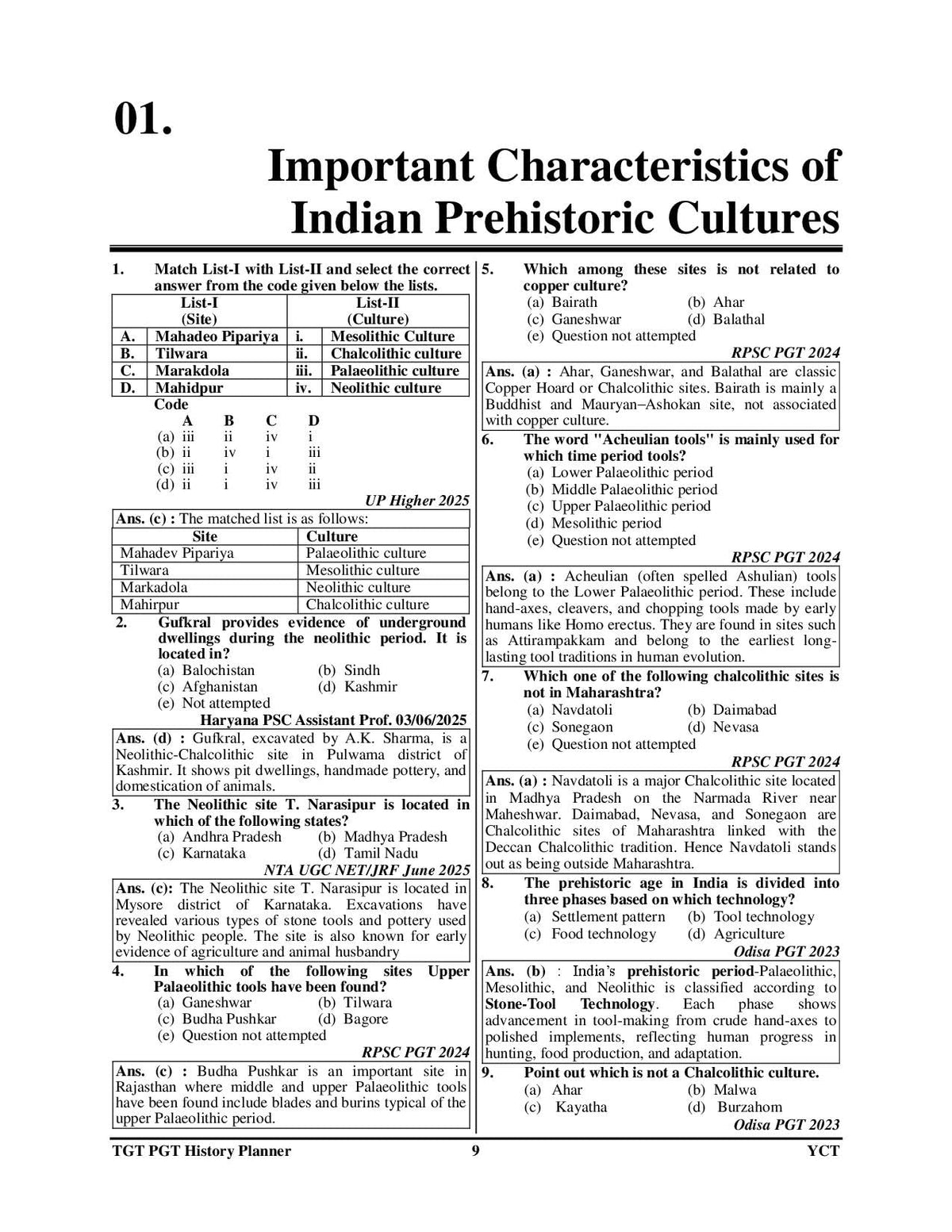 TGT PGT LT Grade History Chapterwise Solved Papers 2026 English Medium
