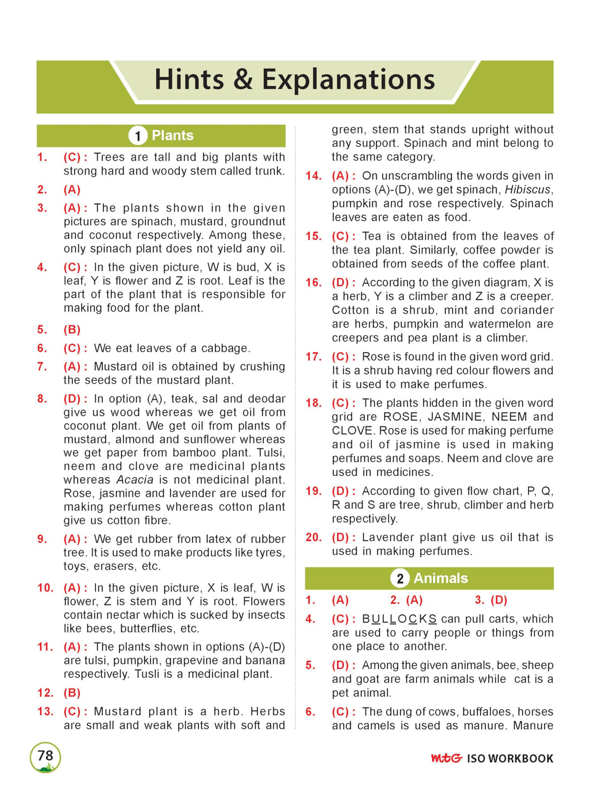 MTG International Science Olympiad (ISO) Workbook Class 2 - Chapter-wise MCQs, Quick Recap with Achievers Section - SOF Olympiad Books For 2026-27 Exam