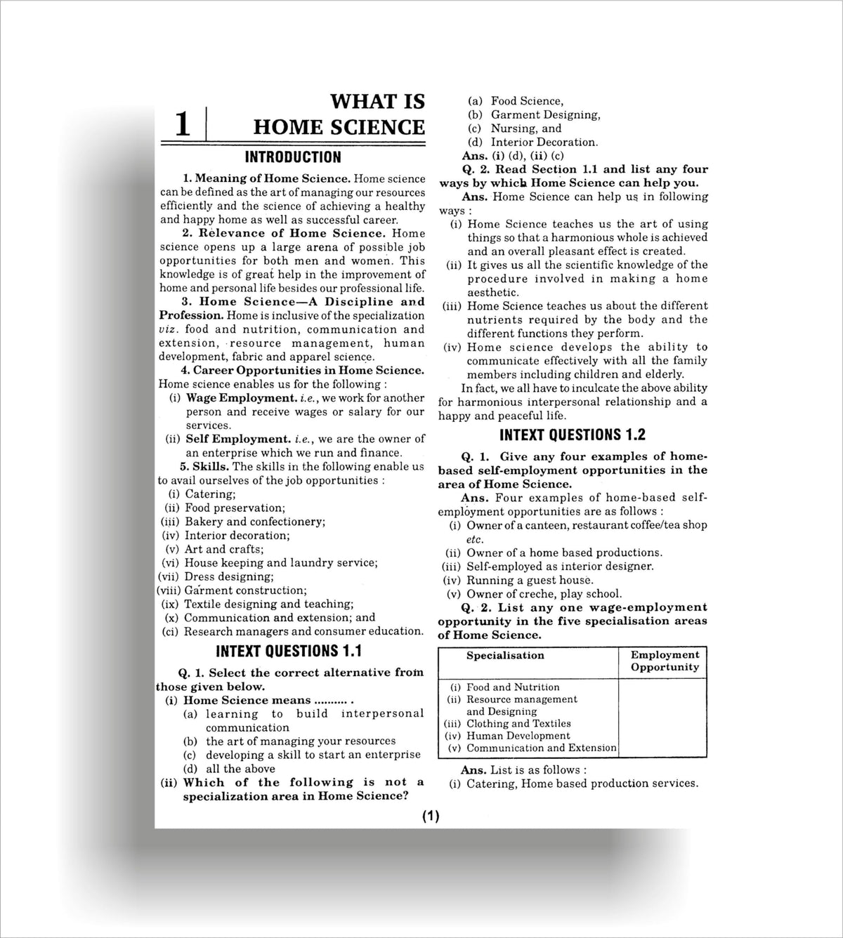 TOP NIOS Home Science Guide Class 10 (T-216)